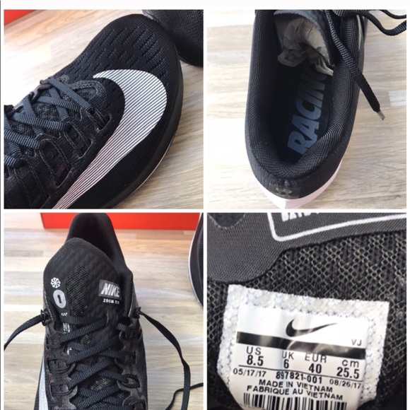 Nike Women’s Sneakers Zoom Fly Canvas Black - Picture 7 of 8